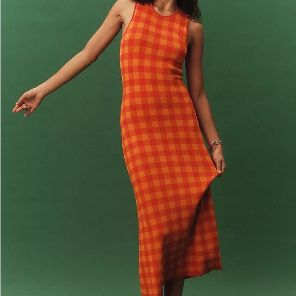Simon Miller Axon Dress in Red Gingham - Size Small
